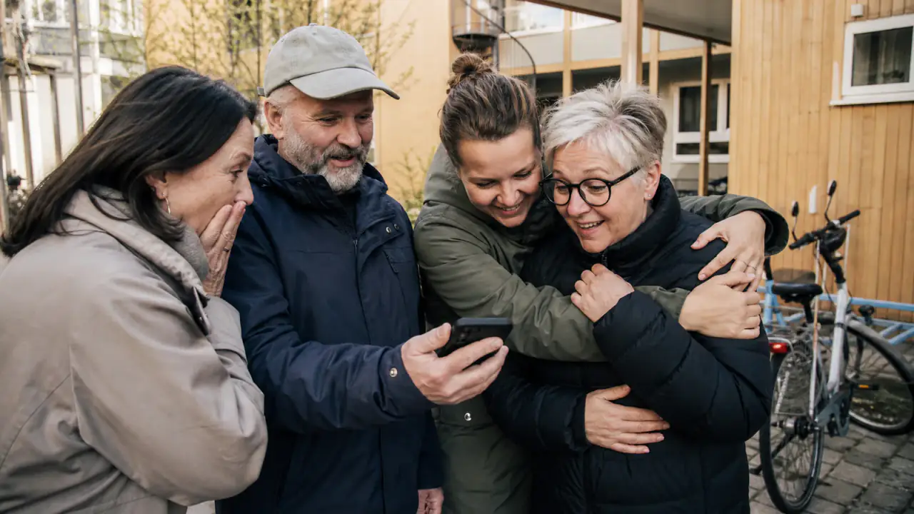 En heldig nabolag vinner millioner