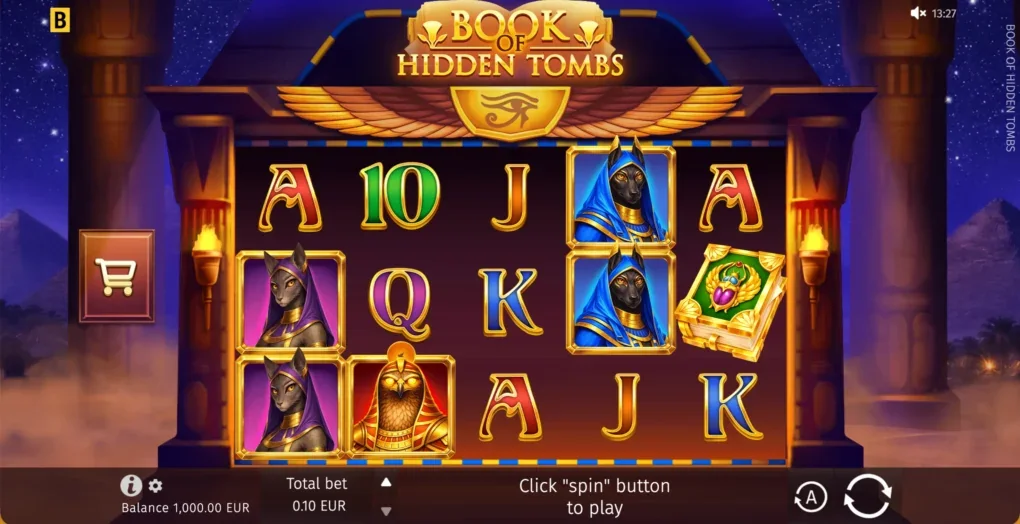 Book of Hidden Tombs – bokbonus og Super Free Spins