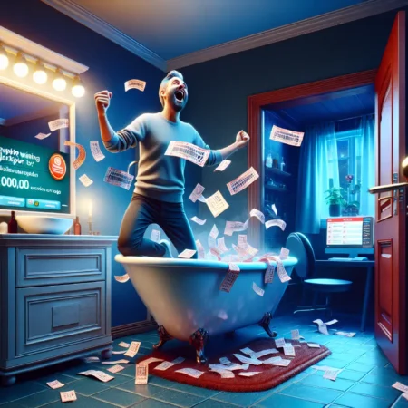 Millionærskap på uventet vis: Badet som jackpot-vinnerens lykkelige sted!