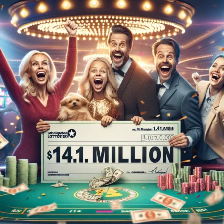 Familie feirer stort lotto-gevinst på 14,1 millioner!