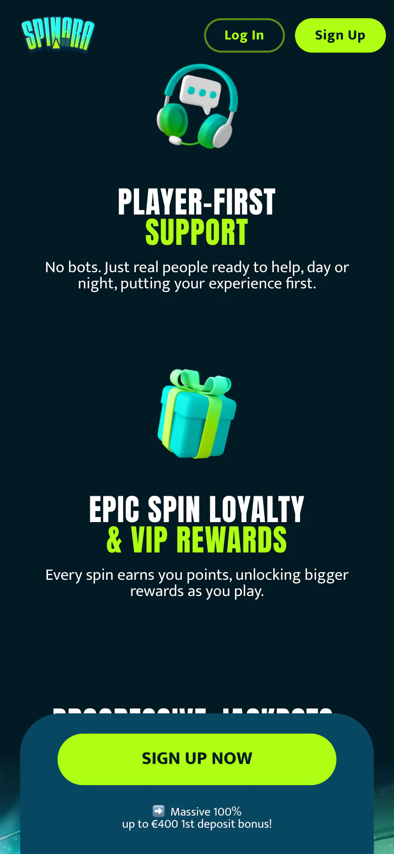 Spinara bonus på mobil