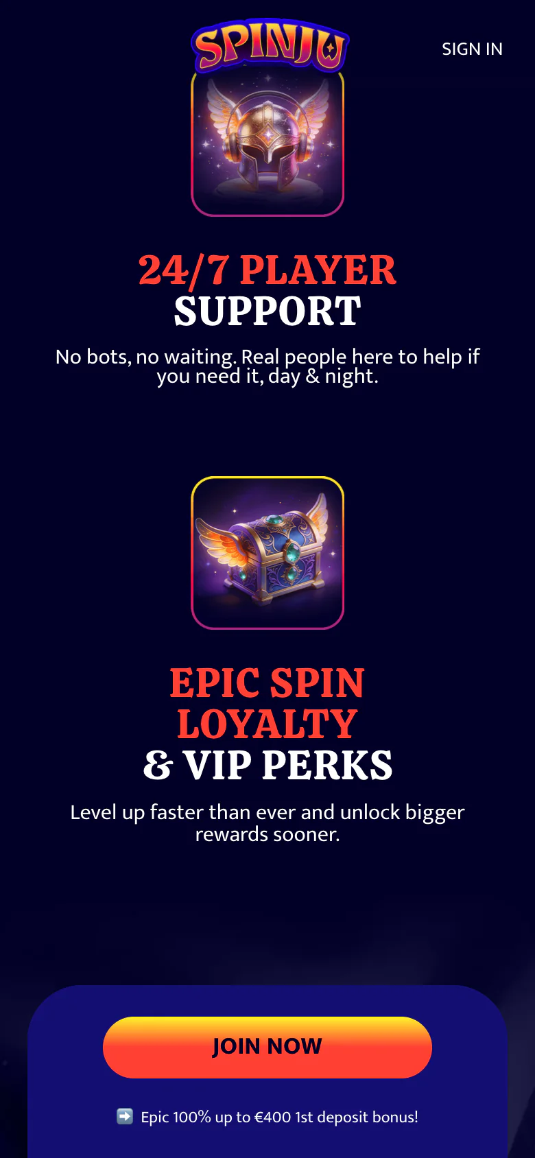 Spinju bonus på mobil